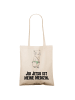 Mr. & Mrs. Panda Stofftasche Panda Jiu Jitsu mit Spruch in Creme