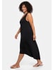 sheego Strandkleid in schwarz