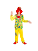 tectake Spaßvogel, auch Komiker, in gelb, Gr. XXL, Schlapphut, Clown-Nase