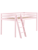 Beliani Kinderbett ASCOUX in Rosa - (W) 97 x (H) 110 x (L) 207 cm