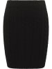 myMo Damen Strickrock in Schwarz