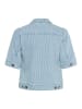 CULTURE Jeansjacke CUmilky Slim fit in Blue/White Stripe