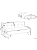 Beliani 3-tlg 2-Sitzer Sofa VESTFOLD in Grün/Schwarz