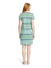 Betty Barclay Sommerkleid mit V-Ausschnitt in Blau/Grün