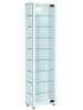 VCM  Holz Glas Stand Vitrine Sammelvitrine Edana Maxi in Weiß