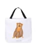 Mr. & Mrs. Panda Tote Bag Affe ohne Spruch in Weiß