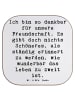 Mr. & Mrs. Panda Untersetzer für Gläser Spruch Dankbarkeit für F... in Weiß