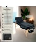 tectake 3 Zonen Massageliege  218 x 102 x 90 cm, schwarz