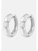 Ethische Diamanten Ohrringe aus 375 Weißgold mit Lab Grown Diamant