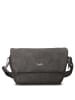 Zwei Mademoiselle MH40 - Umhängetasche/Gürteltasche 25 cm (nubuk-black) in nubuk-stone
