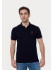 U.S. Polo Assn. Poloshirt in schwarz