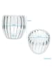 Intirilife Doppelwandiges Thermo Glas Mundgeblasen Teeglas Kaffeeglas in 2x 190ml Transparent