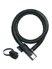 ABUS Fahrradschloss 860/85 QS RBU STEEL-O-FLEX in black