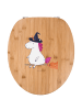 Mr. & Mrs. Panda WC Deckel Einhorn Hexe ohne Spruch in Braun