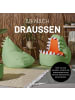 Lumaland LUMALAND Kindersitzsack-Set "Dino" (2-tlg.) - Pastell Grün