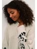 Kaffe Strickpullover KAlisette Baggy fit in Feather Gray Melange