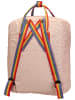 FJÄLLRÄVEN Rucksack Kanken Rainbow in Chalk Rose-Rainbow