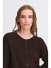 ICHI Strick-Cardigan langarm IHKAMARA Loose fit in Chocolate Torte
