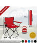 Coemo 4 Stk. Gartenstuhl faltbarer Campingstuhl  in Rot