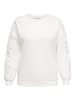 ONLY Carmakoma Sweatshirt in Cloud Dancer