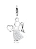 Nenalina Charm 925 Sterling Silber Engel in Silber