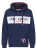Carlo Colucci Hoodie ohne Reißverschluss Conto in Blau