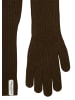 Marc O'Polo Lange Strickhandschuhe in Burnt Coffee