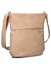 Zwei Mademoiselle M12 - Schultertasche 32 cm (cord-mocca) in nubuk-sand