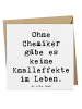 Mr. & Mrs. Panda Einladungskarte Spruch Chemiker Knalleffekte mi... in Weiß