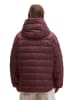 Marc O'Polo Daunen-Steppjacke mit Kapuze relaxed in Black Cherry