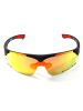 YEAZ SUNUP Set Magnet-Sport-Sonnenbrille in mattschwarz