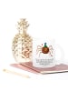 Mr. & Mrs. Panda Glas Spinne Agathe Party mit Spruch in Transparent