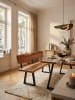 KADIMA DESIGN Esszimmerbank GAYA 160x83,5x60 cm Massivholz Bank mit
