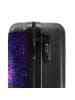 MuchoWow Suitcase, Koffer, Reisekoffer Weltraum lila blau