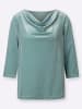 Sieh an! Wasserfallshirt in jade