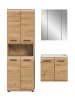 ebuy24 Badmöbelset Ice Eiche 135 x 46 cm