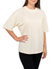 Reichstadt Damen Oversized T-Shirt in Beige