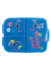 Lilo & Stitch Disney Lilo & Stitch Kinder Brotdose – Lunchbox mit 3 Fächern in Blau