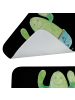 Mr. & Mrs. Panda Badematte Kaktus Happy ohne Spruch in Schwarz