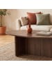 CALICOSY Couchtisch ANNA in Nussbaum - (W)120  x (H)40  x (L)65 cm