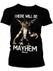 Gremlins Shirt "There Will Be Mayhem Girly Tee" in Schwarz