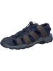 manitu Slipper, Komfort-Sandalen in blau