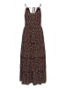 Kaffe Kleid KAlorinda Tight fit in Seal Brown/Turtledove Dot