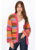 myMo Cardigan in pink multicolor