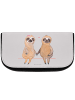Mr. & Mrs. Panda Organizer Tasche Faultier Pärchen ohne Spruch in Grau Pastell