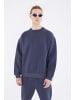Ossy Homer Basic Sweatshirt Oversize Fit Pullover in Blau-Smoke