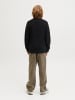 JACK & JONES Junior Pullover JJKAITO KNIT CREW NECK BF JNR in black