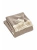 Hessnatur Hessnatur Plaid JONNE aus reiner Bio-Lambswool in naturbraun