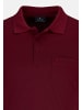 Ragman Poloshirt Basic in Braun / rot / dunkelrot