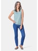 GOLDNER Top Gepflegtes Top in formstabiler Ware in bleu